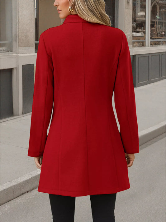 Button Up Long Sleeve Coat β women's coat Australia
