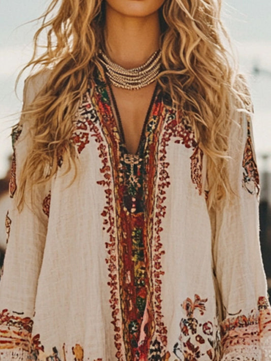 Lace Trim Long Sleeve Mini Dress — women's casual dress Australia