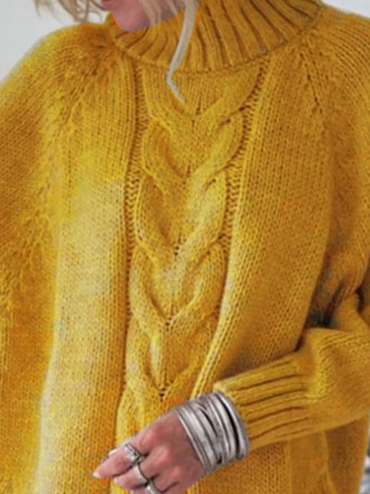 Women's Cable-Knit Long Sleeve Sweater — women's knitwear Australia