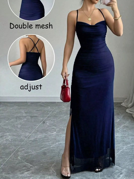 Sweetheart Neck Spaghetti Strap Maxi Dress β women's formal dress Australia