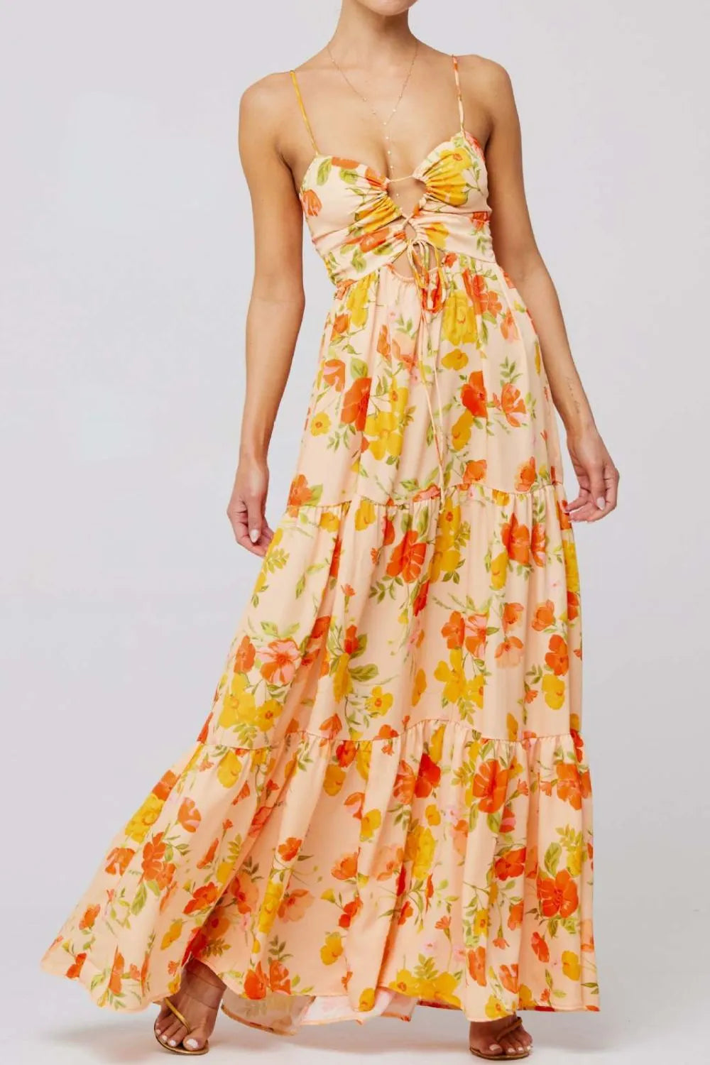 Floral Tiered Maxi Dress — Chic and Unique
