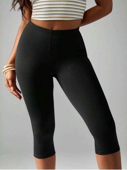 High-Waisted Active Capri Leggings — women's leggings Australia