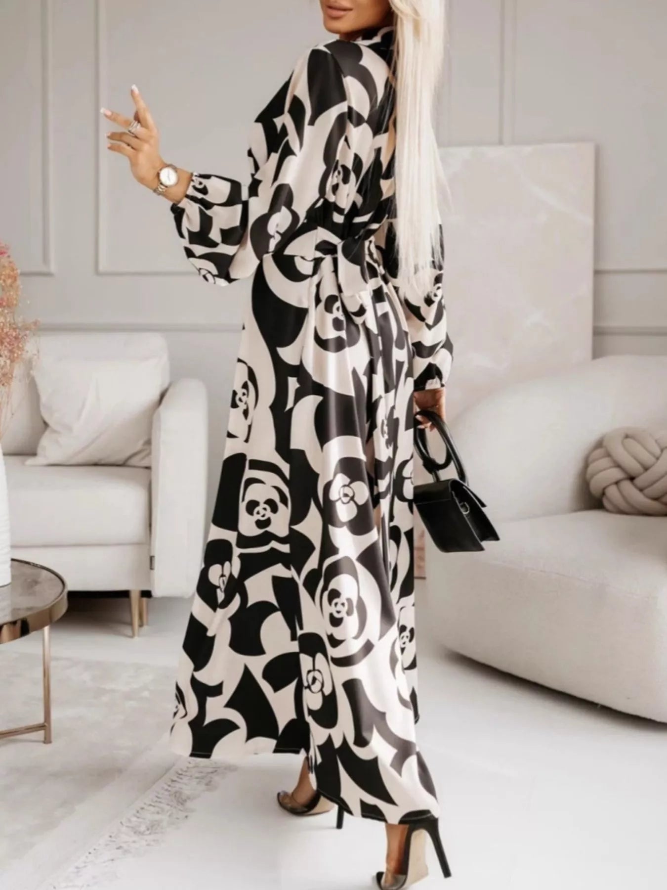 Women's Long Sleeve Maxi Shirt Dress — Chic and Unique AU