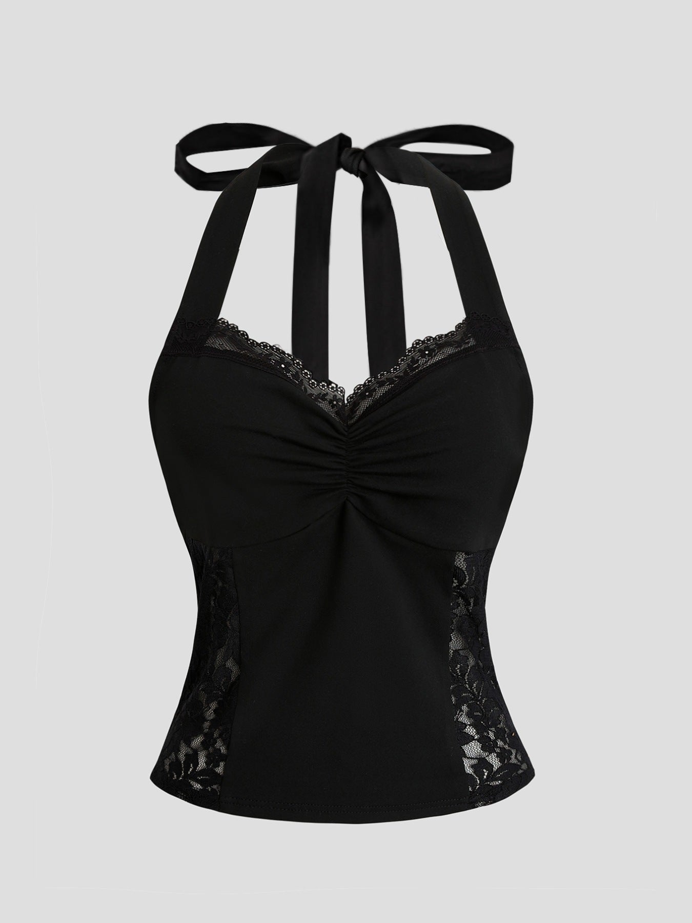 Lace Halter Neck Cami — women's cami Australia