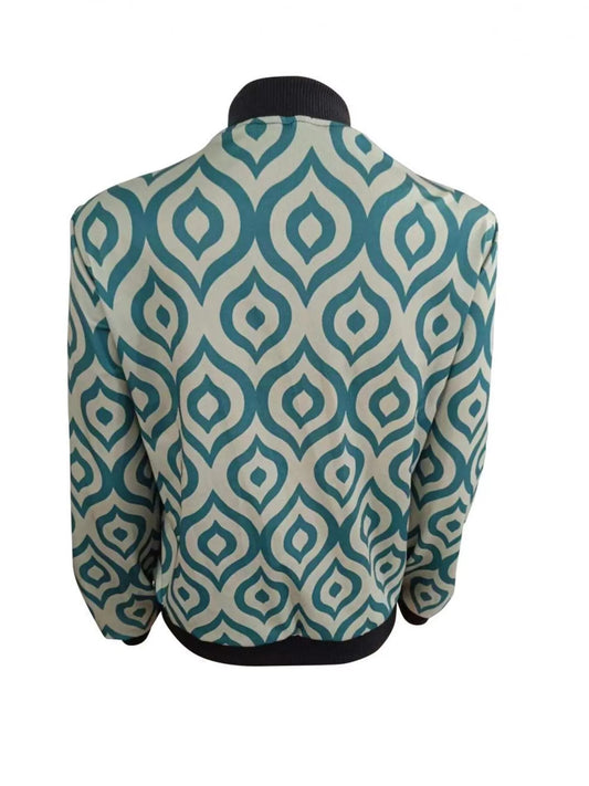 Zip Up Printed Jacket — women's jacket Australia