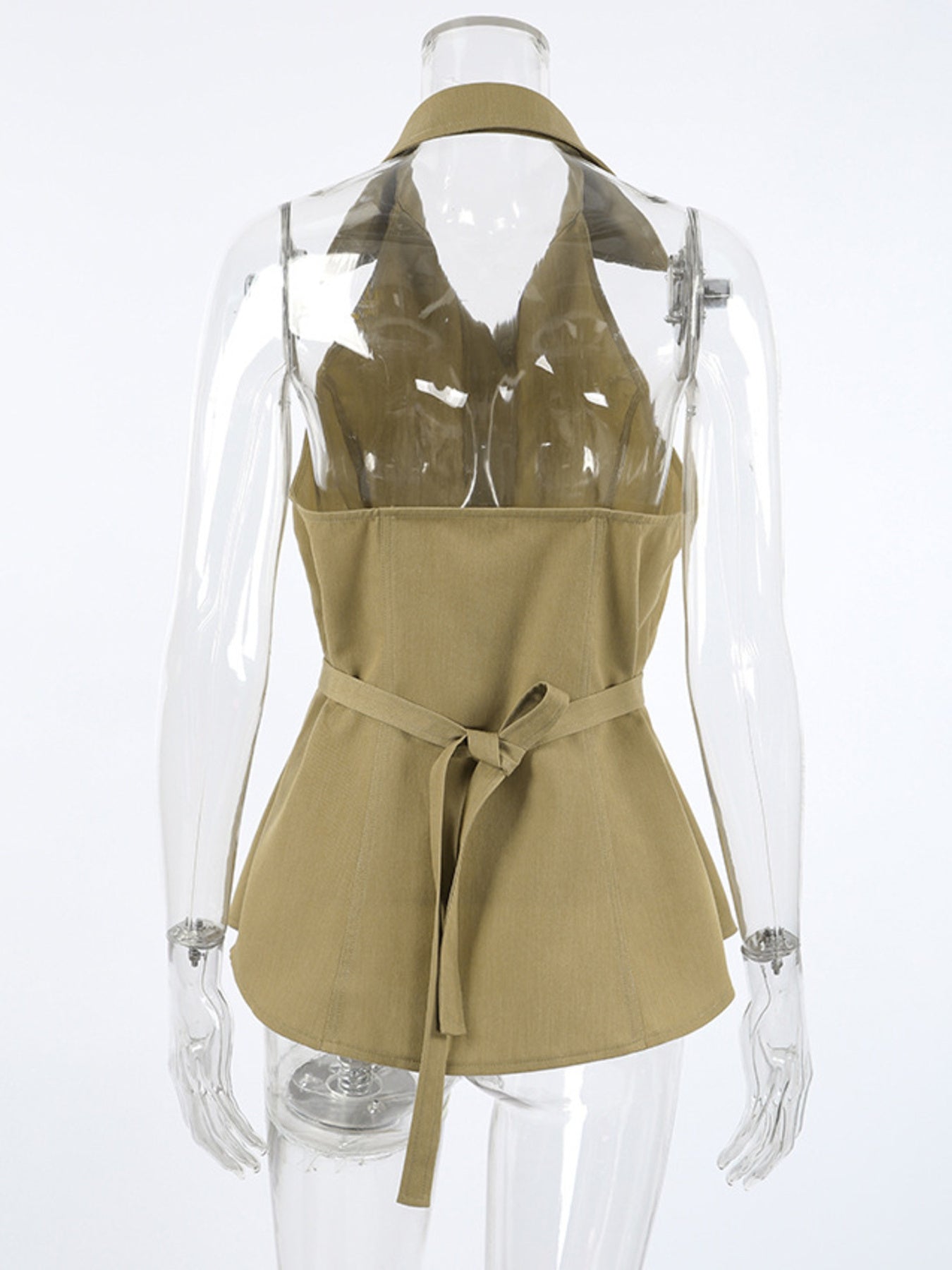 Button-Down Sleeveless Top — women's top Australia