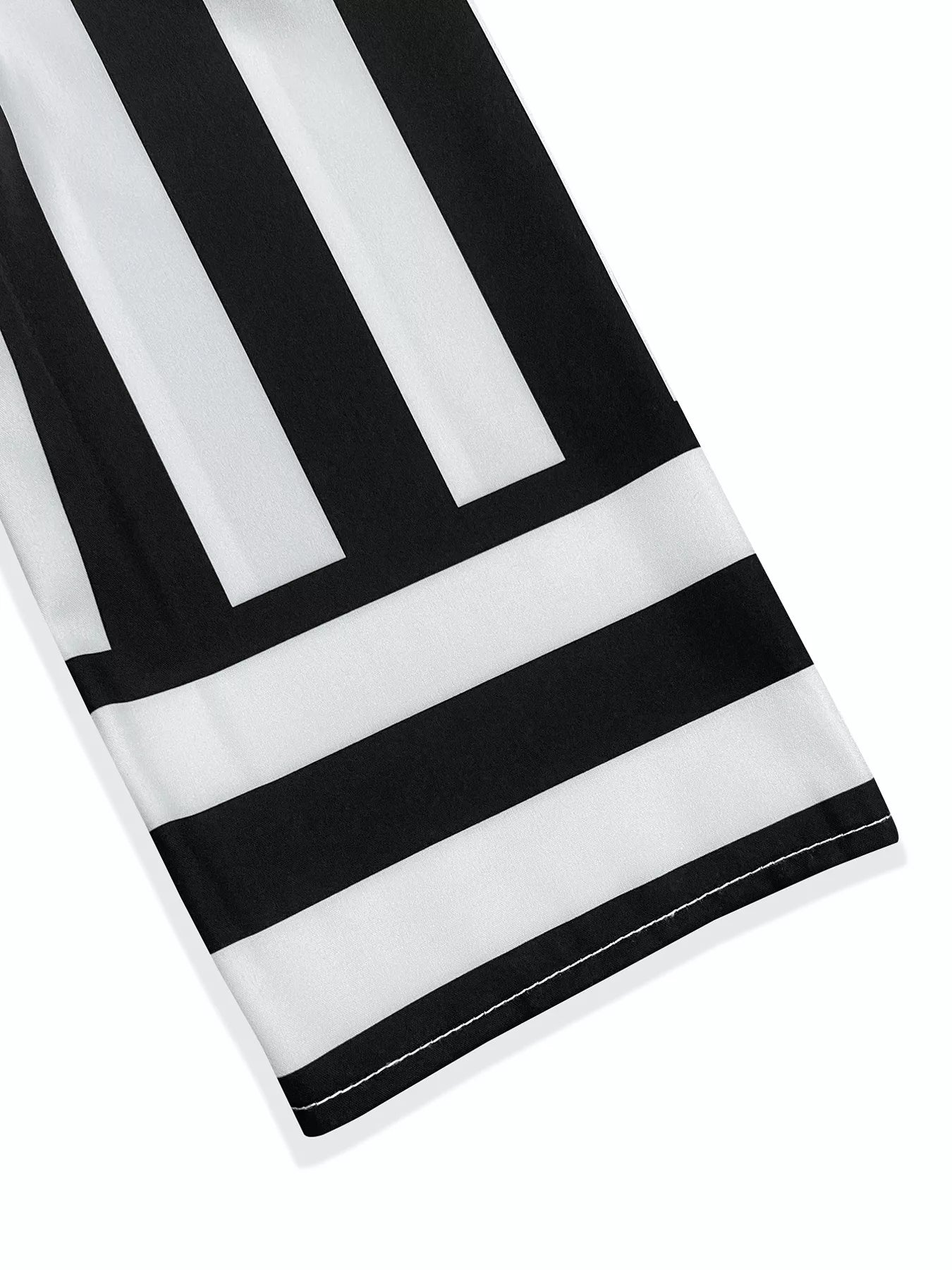 Women's Striped Notched Casual Mini Dress — Chic and Unique AU