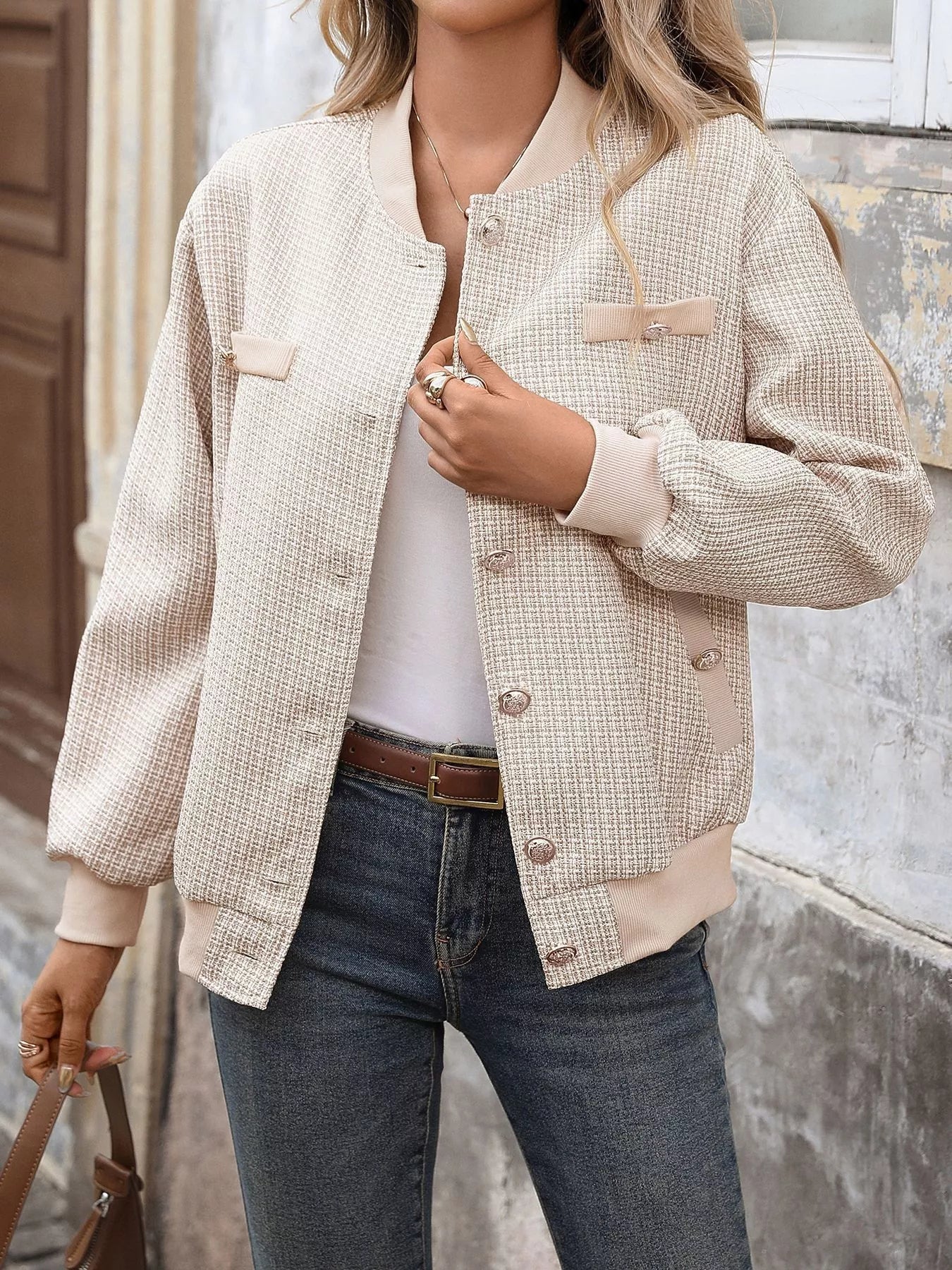 Button Up Long Sleeve Jacket — women's jacket Australia