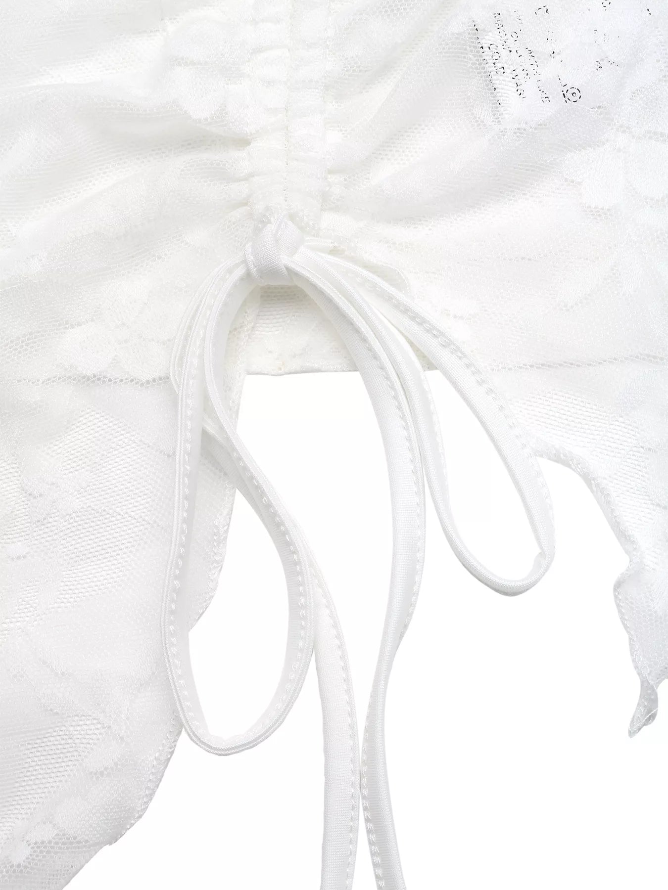 Ruched Lace Tube Top — women's top Australia