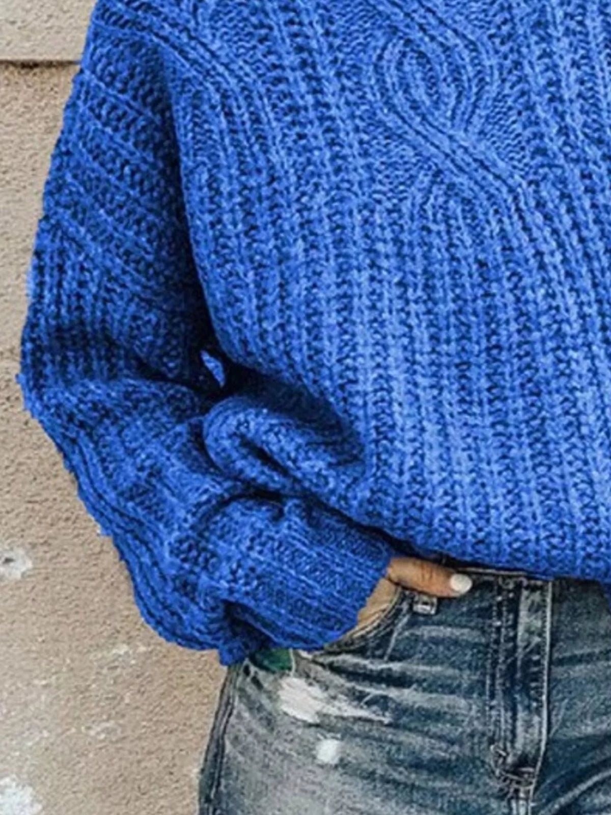 Women's Turtleneck Long Sleeve Sweater — women's knitwear Australia