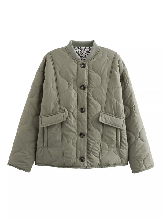 Quilted Button-Down Lightweight Jacket — women's jacket Australia