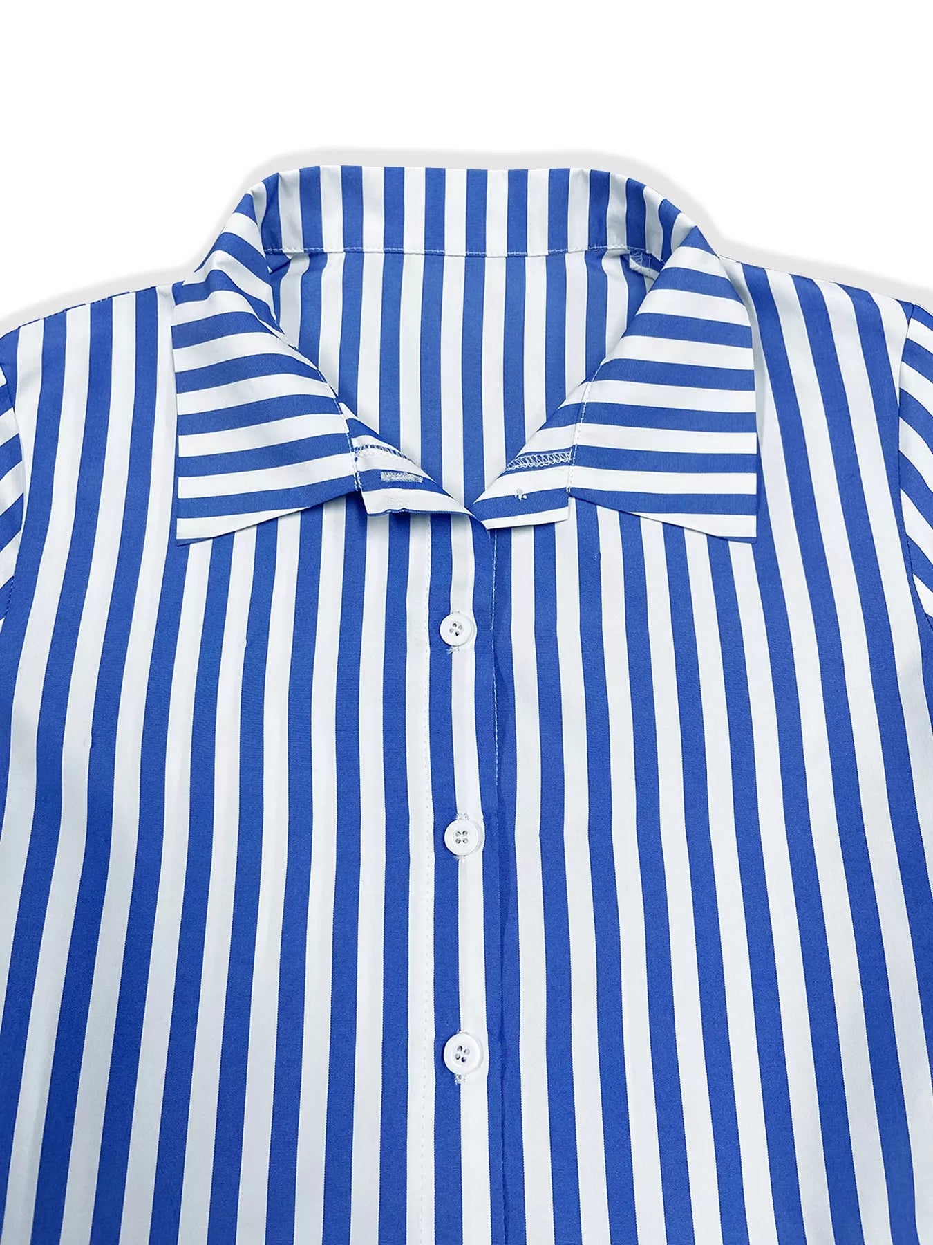 Women's Striped Long Sleeve Maxi Shirt Dress — Chic and Unique AU