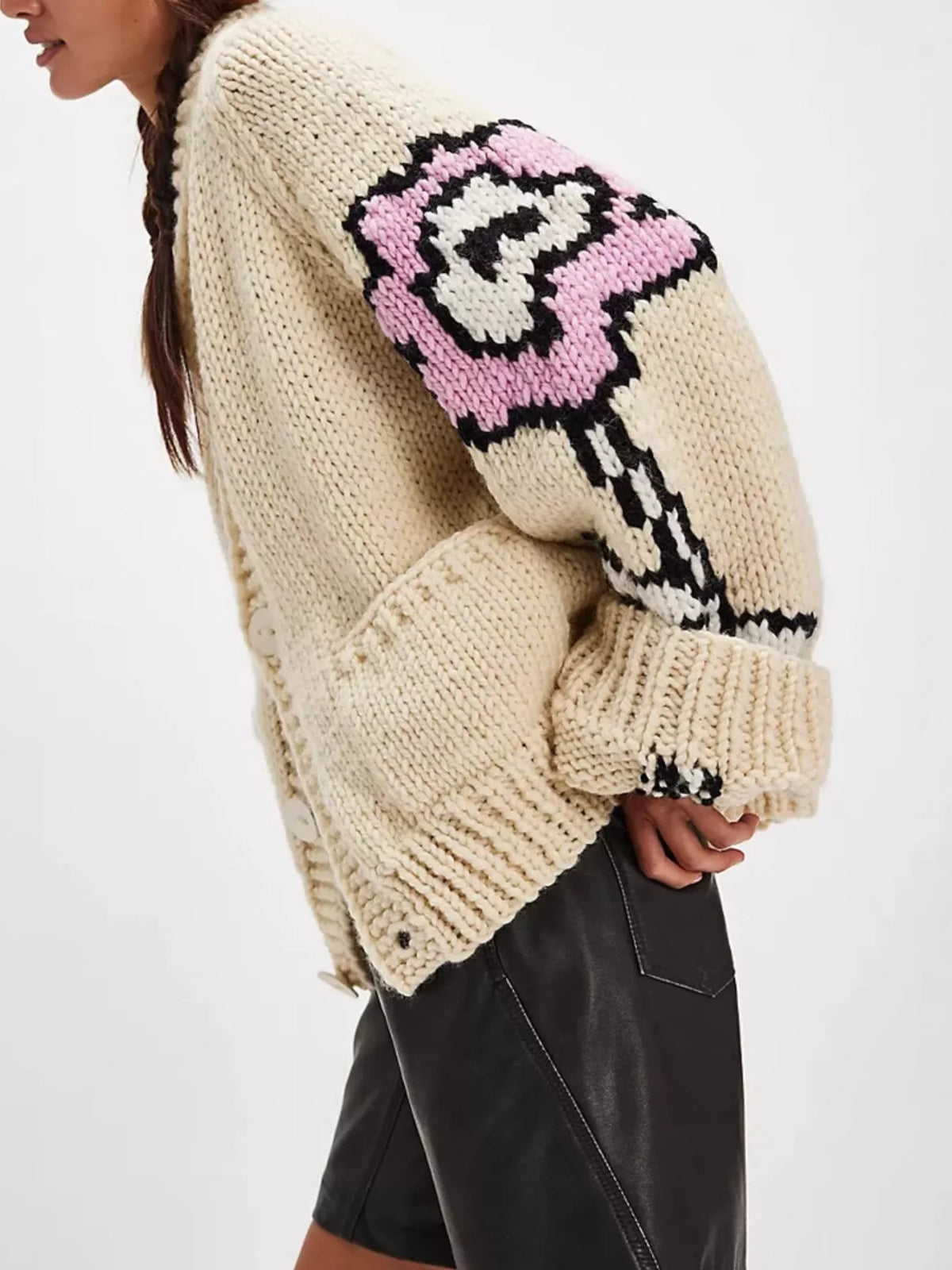 Women's Button Up Long Sleeve Cardigan — women's knitwear Australia