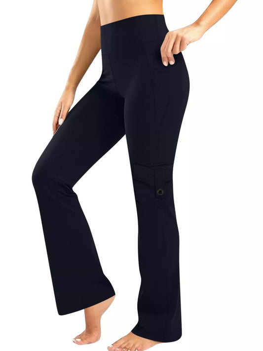 High-Waisted Yoga Pants with Pockets — women's activewear Australia