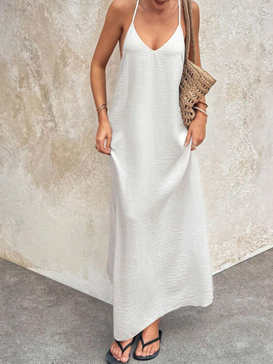 V-Neck Maxi Cami Dress — women's maxi dress Australia