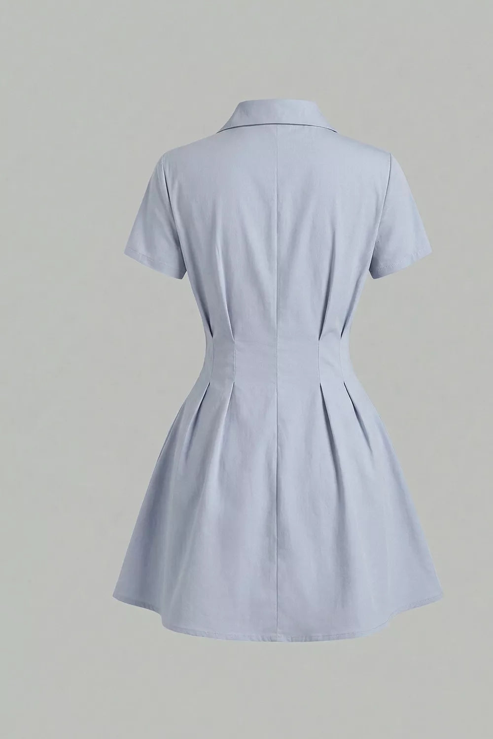 Women's Button Up Short Sleeve Shirt Dress — Chic and Unique AU