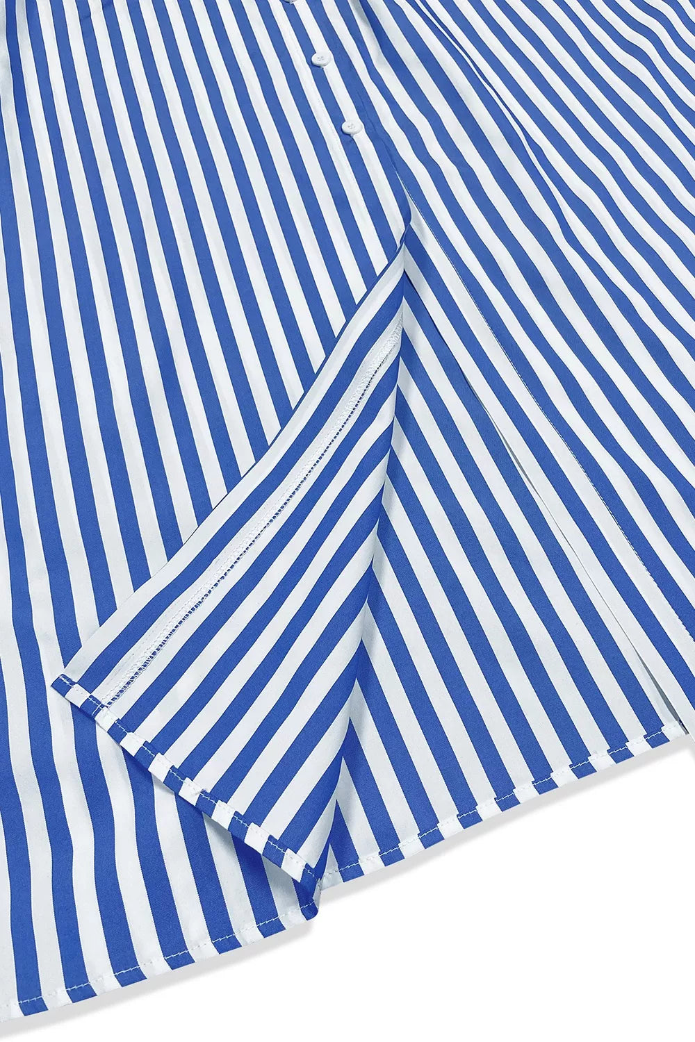 Women's Striped Long Sleeve Maxi Shirt Dress — Chic and Unique AU