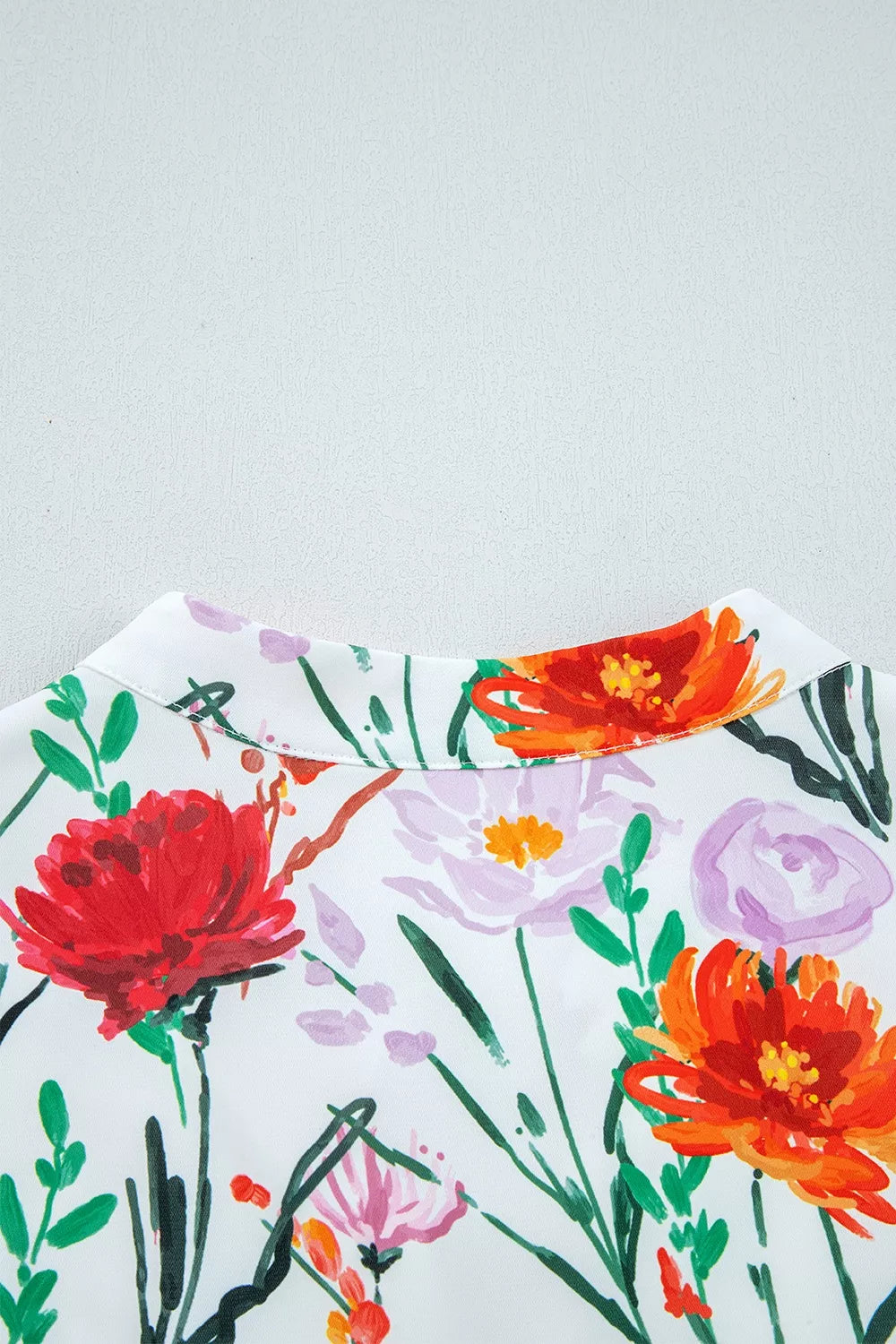Women's Floral Print Puff Sleeve Ricrac Trim Mini Dress — Chic and Unique AU