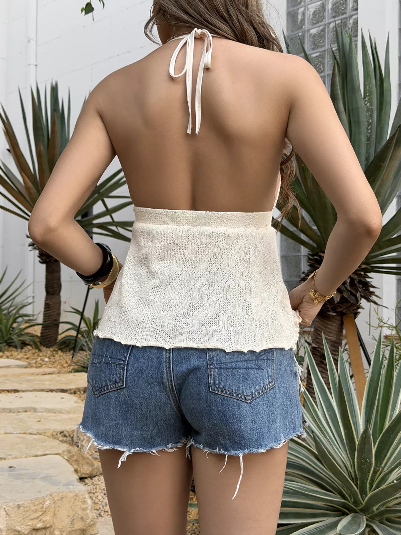 Shell Halter Neck Cami — women's cami Australia