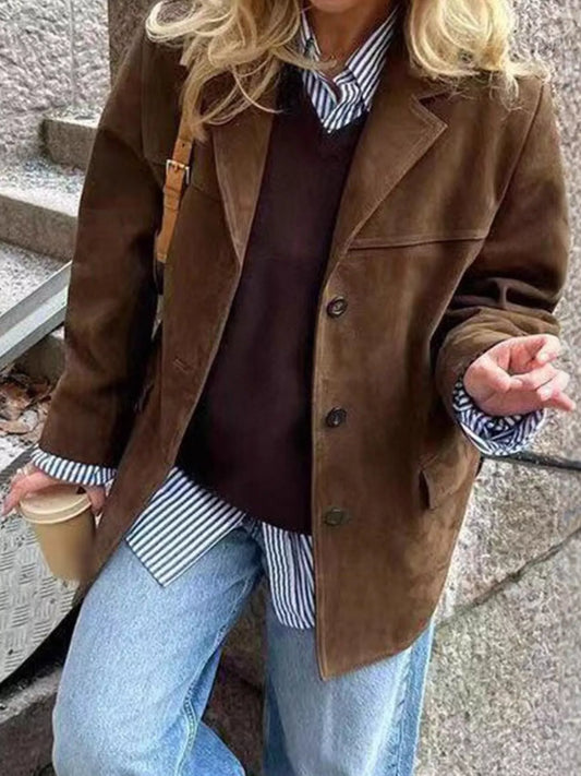 Button Up Long Sleeve Outerwear — women's outerwear Australia