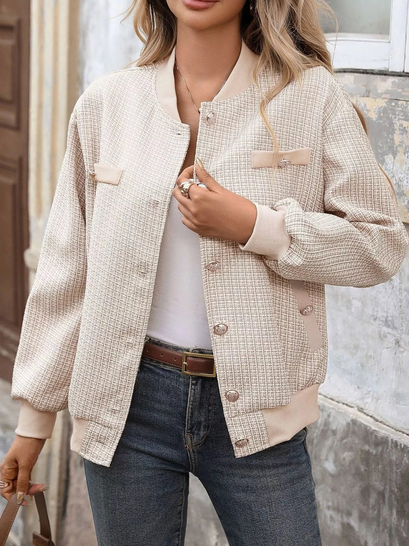 Button Up Long Sleeve Jacket — women's jacket Australia