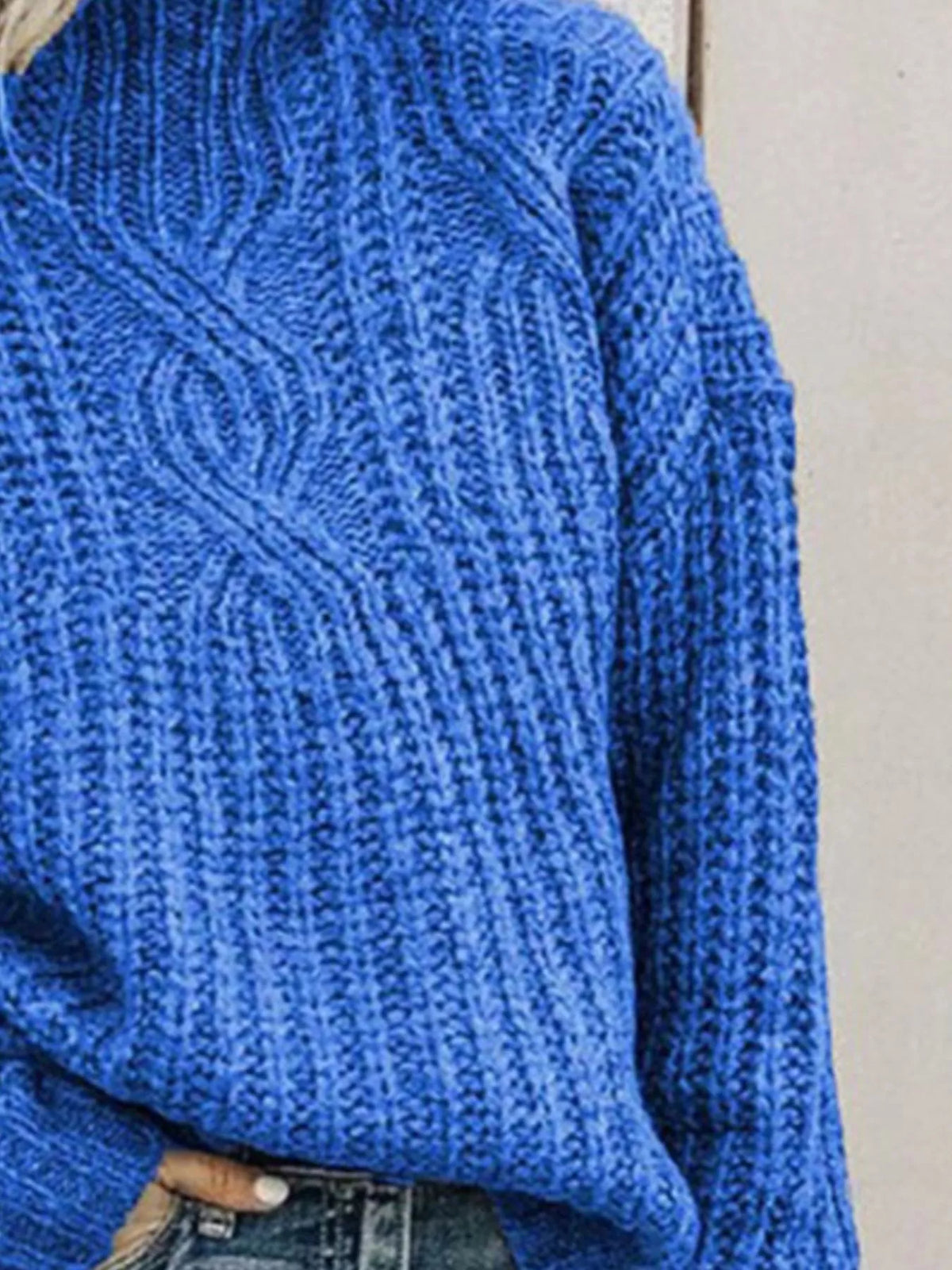 Women's Turtleneck Long Sleeve Sweater — women's knitwear Australia
