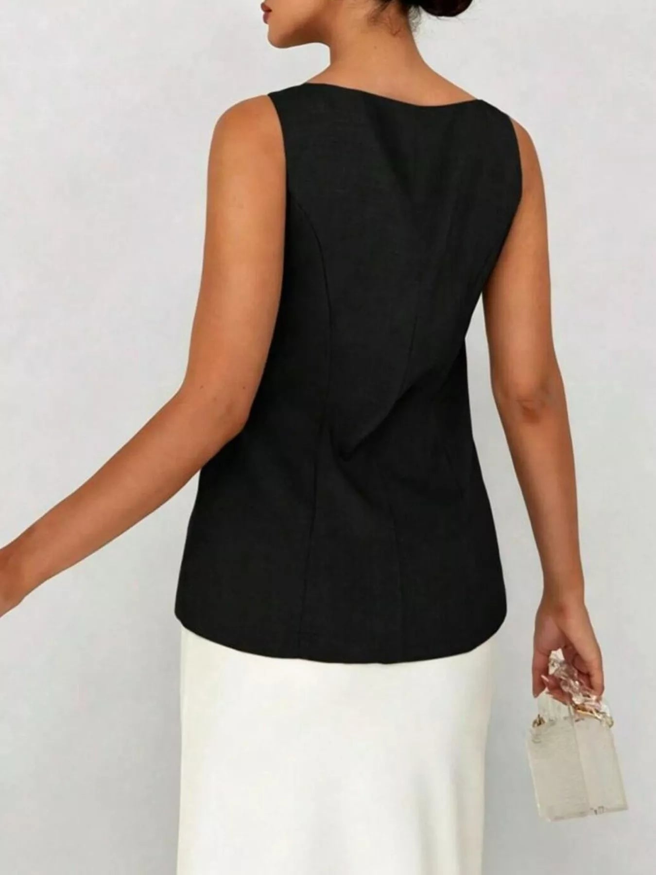 Button-Down Vest — women's top Australia