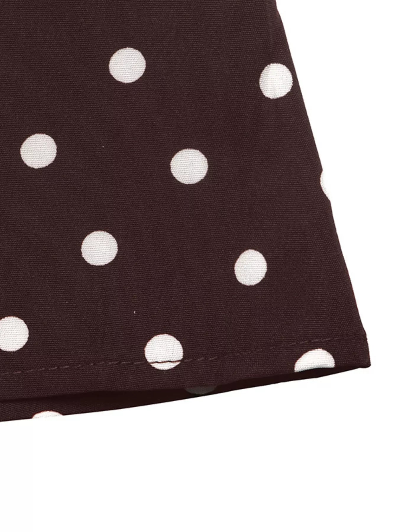 Women's Polka Dot Flare Sleeve Tie Neck Dress — Chic and Unique AU