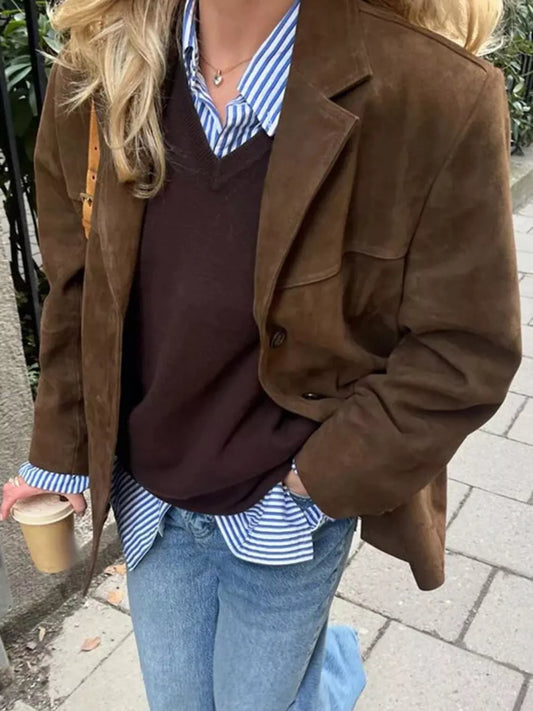 Button Up Long Sleeve Outerwear — women's outerwear Australia