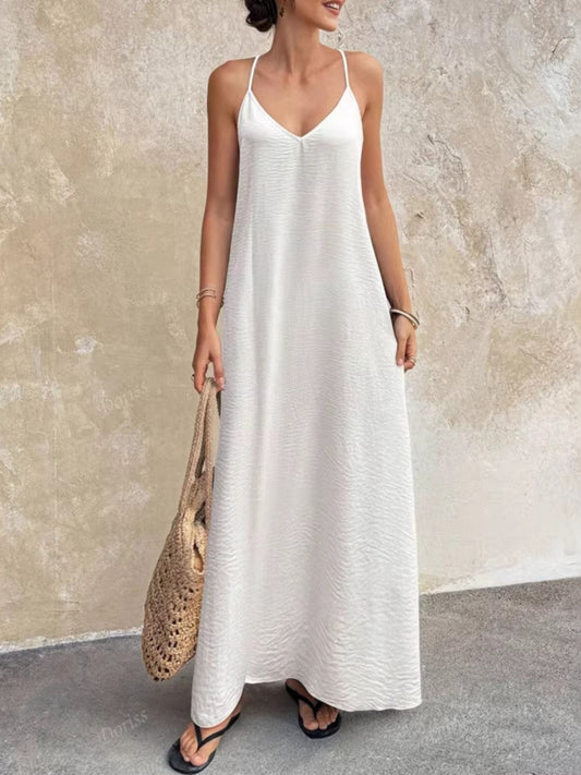 V-Neck Maxi Cami Dress — women's maxi dress Australia