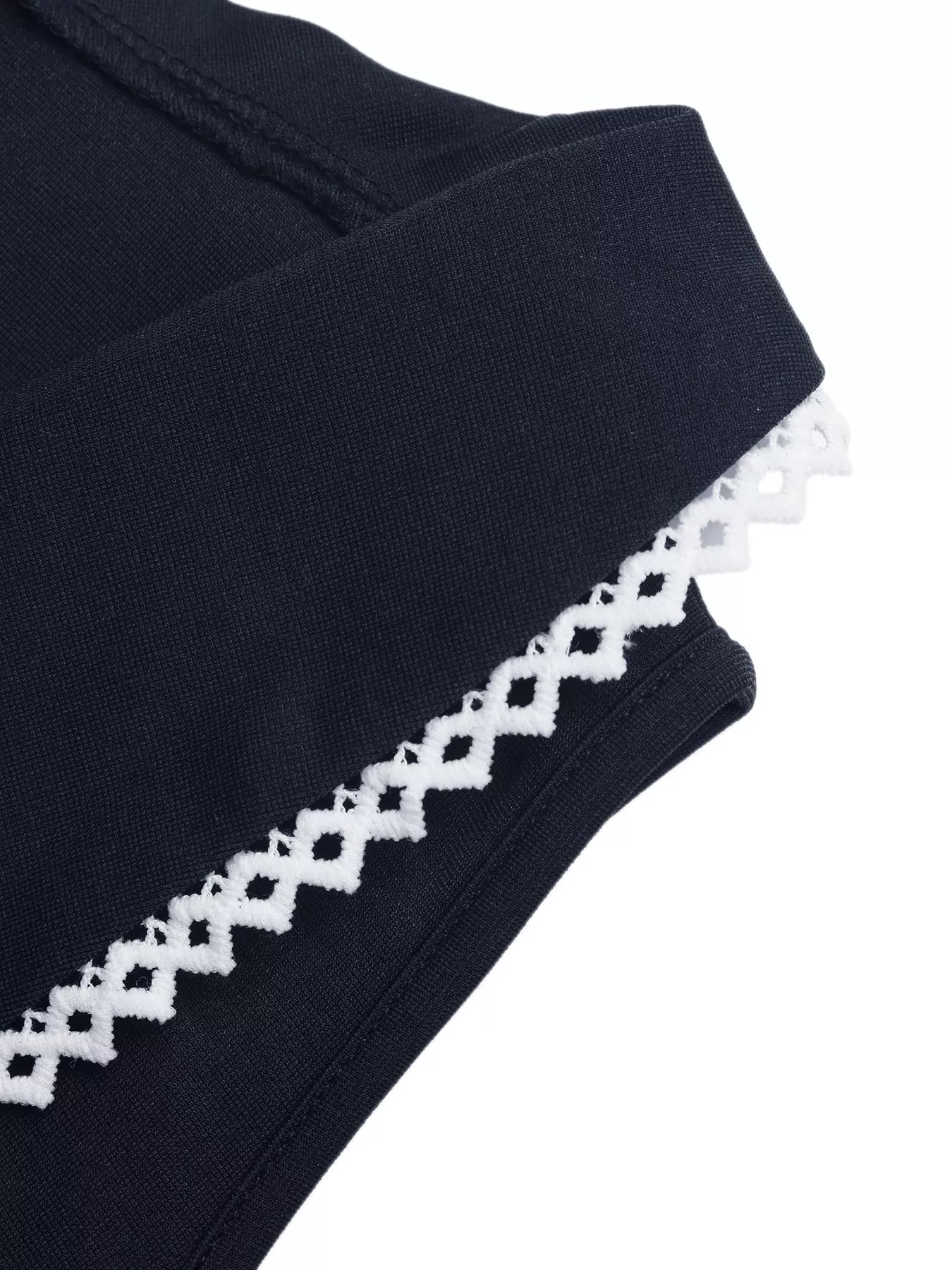 Lace Trim Tie-Front Vest — women's top Australia