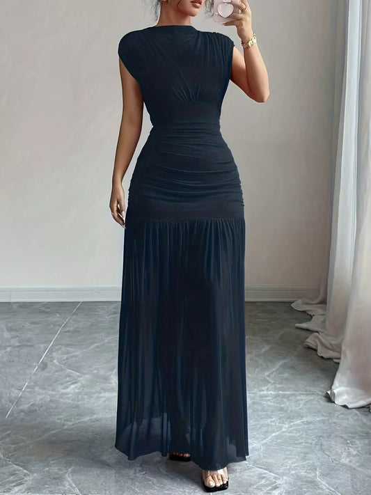 Ruched Bodycon Maxi Dress — women's maxi dress Australia