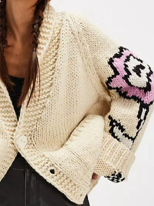 Women's Button Up Long Sleeve Cardigan — women's knitwear Australia
