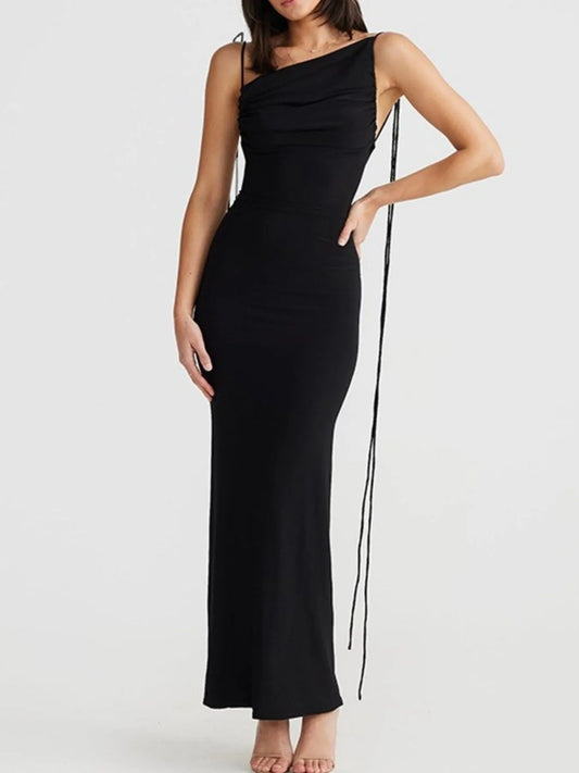 Backless Slit Sleeveless Bodycon Maxi Dress — women's maxi dress Australia