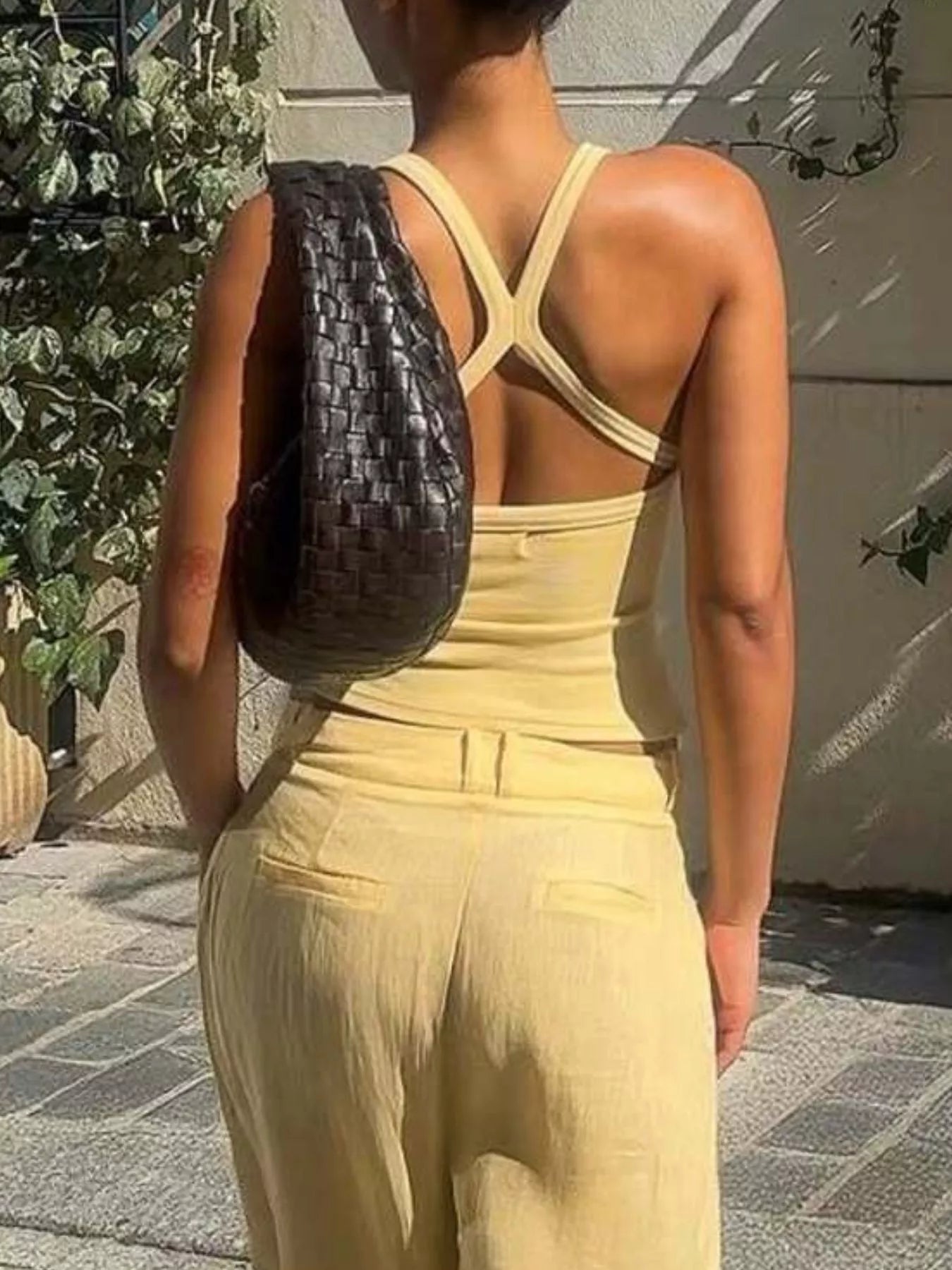 Crisscross Back Slim Fit Cami — women's cami Australia