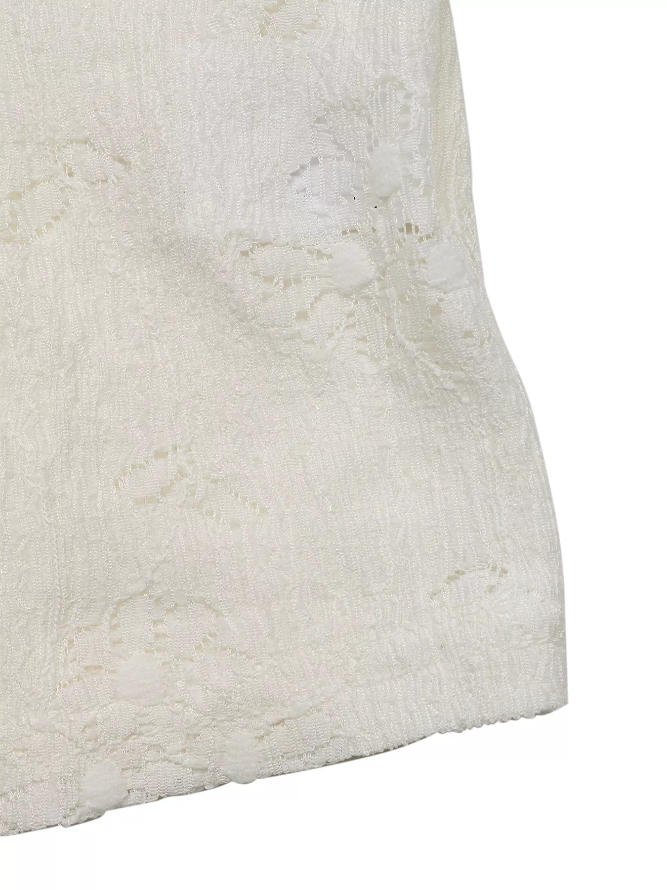 Lace Tie-Front Ruffle Hem Cami — women's cami Australia