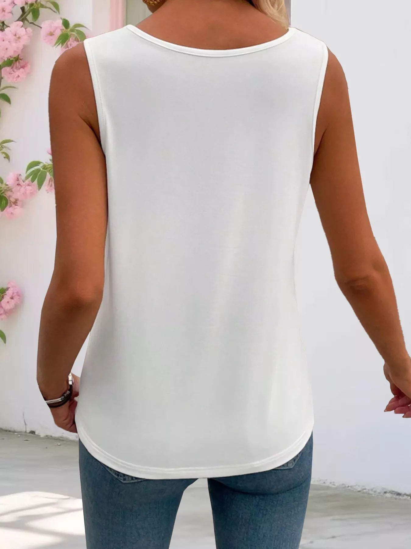 Square Neck Tank Top — women's tank top Australia