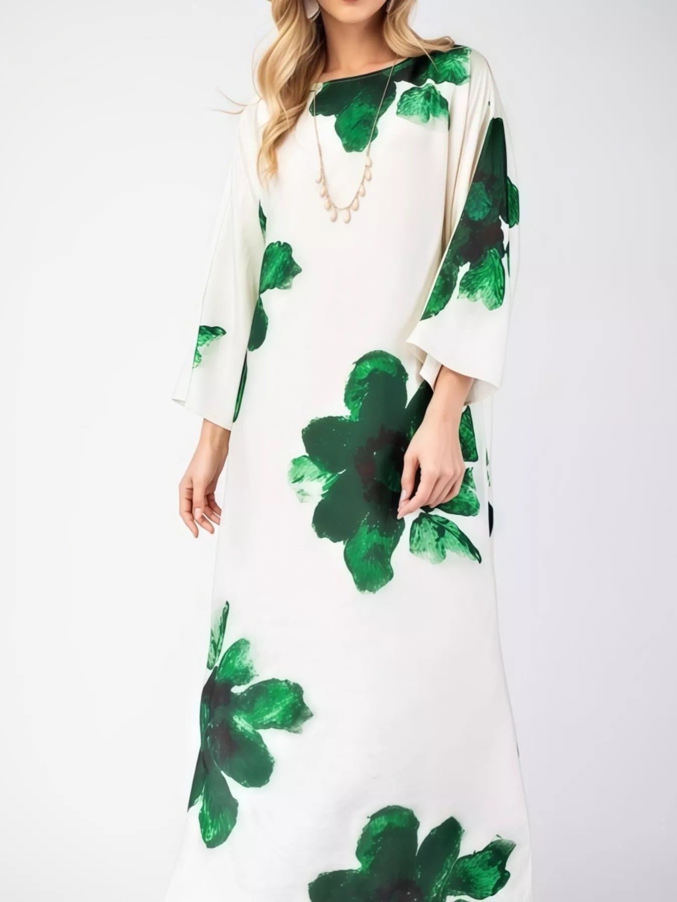Women's Floral Print Round Neck Dress — Chic and Unique AU