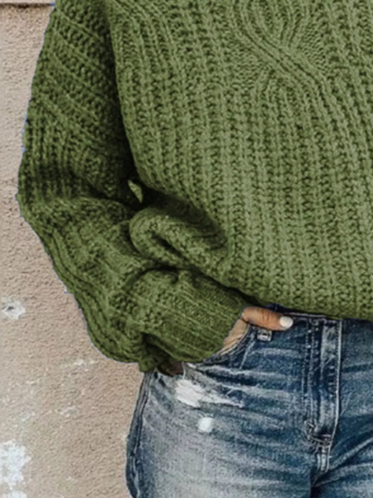 Women's Turtleneck Long Sleeve Sweater — women's knitwear Australia