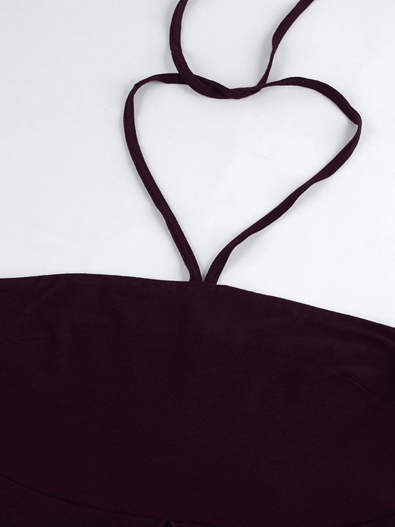 Halter Neck Asymmetrical Hem Cami — women's cami Australia