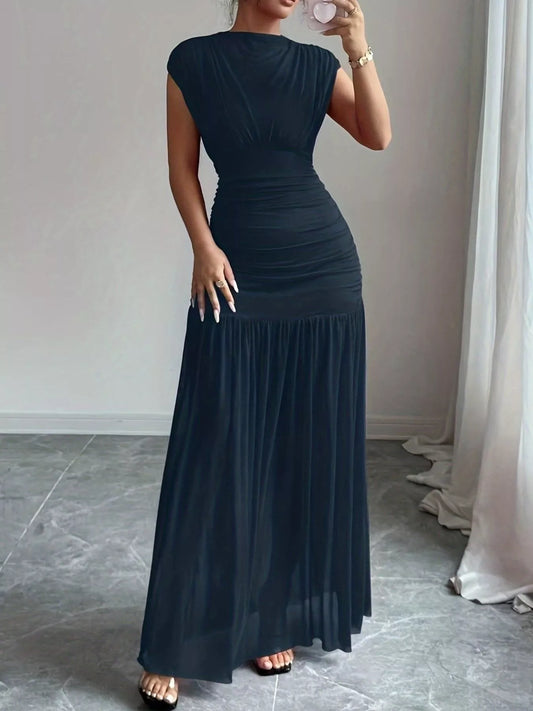 Ruched Bodycon Maxi Dress — women's maxi dress Australia