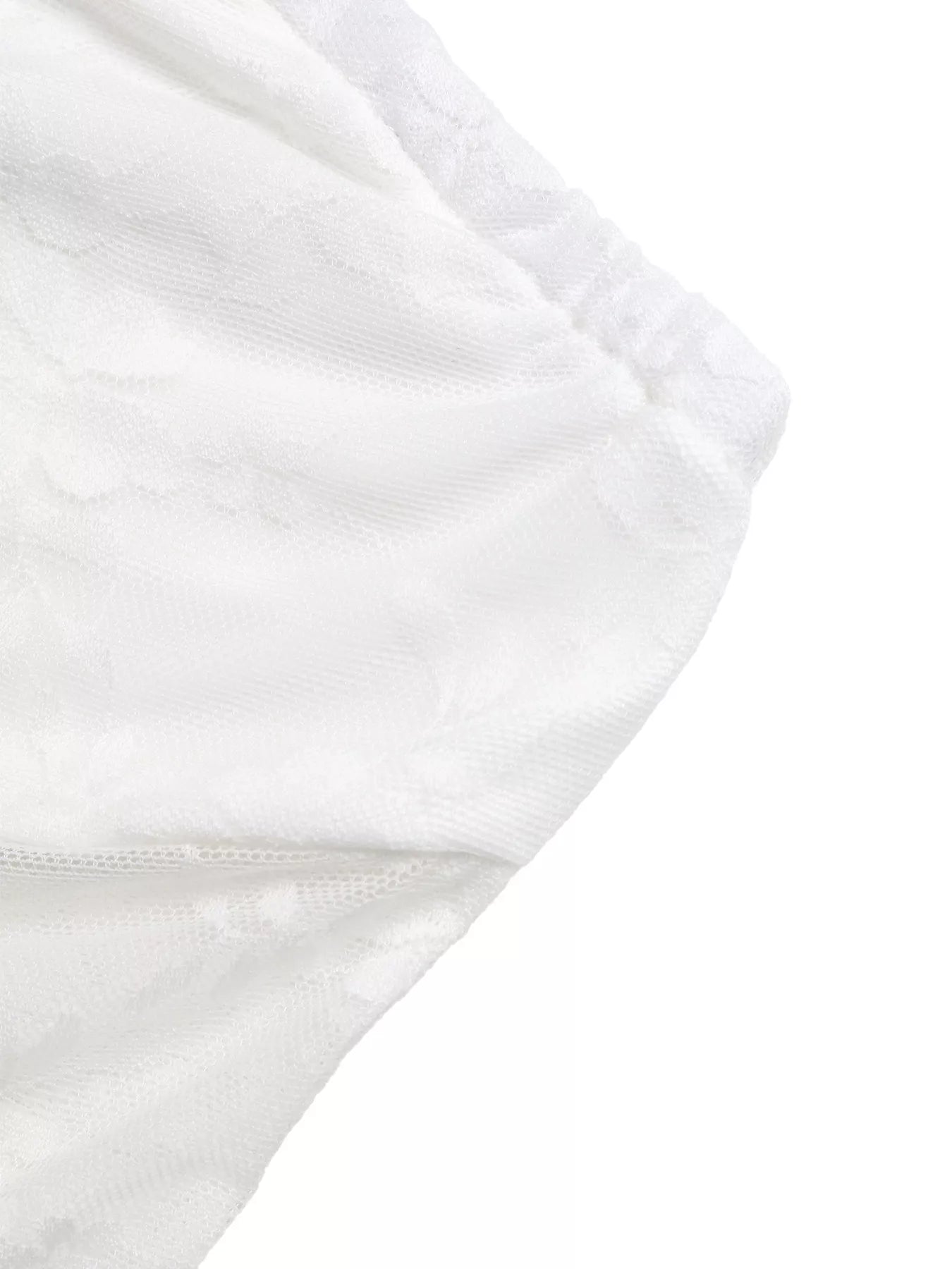 Ruched Lace Tube Top — women's top Australia